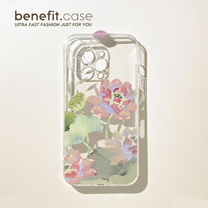 Accesorii Creative Pentru Telefoane Mobile | Beneficiu: Carcasă De Telefon Pentru Iphone 15 Pro Max, Iphone 13, 14 Pro Max, 12, 11, Xs Max, Transparentă, Din Silicon, Anti-Șoc, Design Cu Flori De Lotus În Stil Nou Chinezesc, Ideală Pentru Vara. Accesorii Creative Pentru Telefoane Mobile Accesorii Creative Pentru Telefoane Mobile