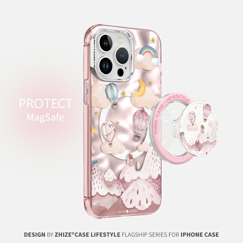 Accesorii Creative Pentru Telefoane Mobile | Husa Pentru Telefonul Apple 15 Pro Max Cu Balon Roz Este Compatibilă Cu Suportul Magnetic Pentru Iphone 14 Pro Și Oferă Protecție Împotriva Căderilor Pentru Iphone 13 Pro. Designul Său Creativ Și Personalizat Adaugă Un Aspect Drăguț Și Elegant Pentru Iphone 14 Pro Max Și Iphone 12. Accesorii Creative Pentru Telefoane Mobile Accesorii Creative Pentru Telefoane Mobile