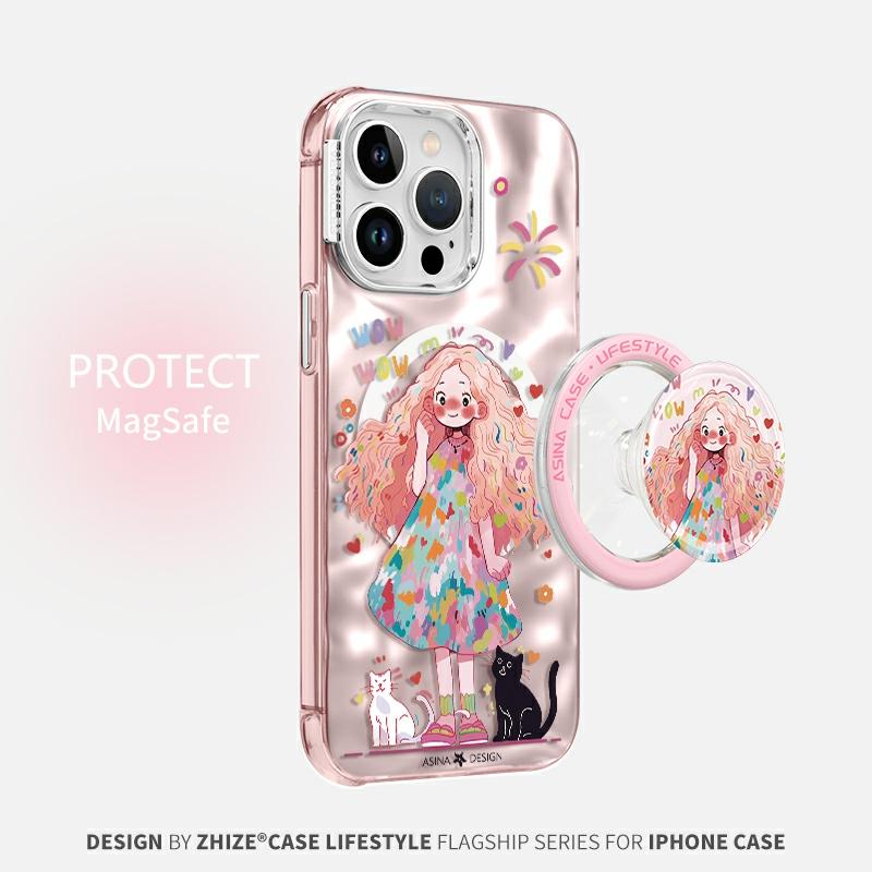 Accesorii Creative Pentru Telefoane Mobile | Husă Pentru Telefonul Iphone 15 Pro, Design Cu Pisici Roz Pentru Fete, Nouă Husă Magnetică Pentru Iphone 14 Pro Max, Husă De Protecție Pentru Iphone 13 Pro, Husă Roz Pentru Iphone 12, Suport Creativ Pentru Iphone 15 Plus, Husă Ultra Subțire Cu Un Aspect Premium Pentru Iphone 14. Accesorii Creative Pentru Telefoane Mobile Accesorii Creative Pentru Telefoane Mobile