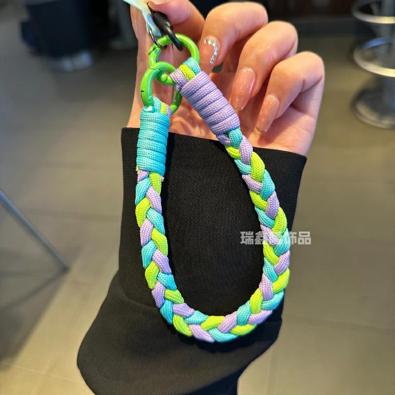 Accesorii Pentru Telefoane Mobile | Curea De Telefon Din Trei Fire, Scurtă, Cu Mânere Pentru Purtat La Mână, Accesoriu Rezistent Și Portabil, Cu Suport Pentru Telefon Și Clips. Accesorii Pentru Telefoane Mobile Accesorii Pentru Telefoane Mobile