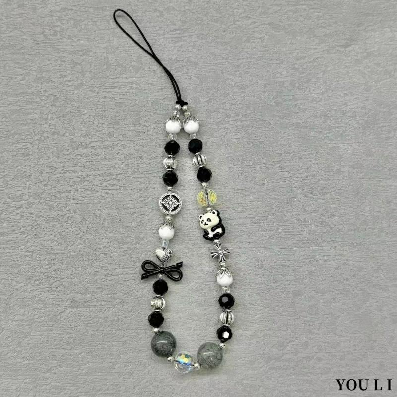 Accesorii Pentru Telefoane Mobile | Lanț De Telefon Cu Panda Alb-Negru, Diy, Mărgele, Pandantiv Scurt, Accesoriu De Înaltă Calitate, Curea Pentru Cameră, Lanț Original. Accesorii Pentru Telefoane Mobile Accesorii Pentru Telefoane Mobile