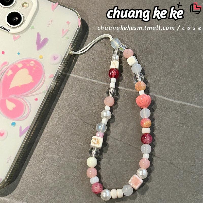 Accesorii Pentru Telefoane Mobile | Lanț De Telefon Mobil Handmade, Stil Ins, Cu Temă De Căpșuni Și Brânză, Husă Pentru Telefon Cu Sfoară, Accesorii Diy Cu Mărgele, Nou Model De Suport Pentru Cameră, Fir De Protecție Pentru Telefon, Accesorii Pentru Geantă, Personalizate Și Drăguțe. Accesorii Pentru Telefoane Mobile Accesorii Pentru Telefoane Mobile