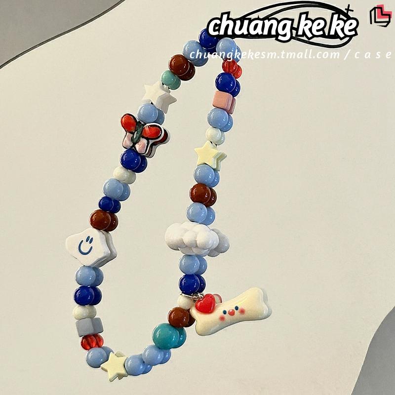 Accesorii Pentru Telefoane Mobile | Lanț De Telefon Personalizat, Stil Coreean, Husă Drăguță Cu Norișori Și Osulețe, Curea Pentru Cameră Ccd, Accesorii Handmade Cu Mărgele, Husă Pentru Căști, Curea Anti-Pierdere Pentru Telefon, Accesorii Pentru Genți Pentru Femei. Accesorii Pentru Telefoane Mobile Accesorii Pentru Telefoane Mobile